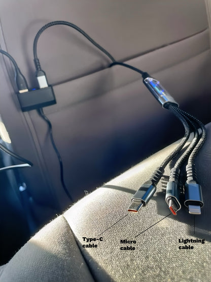 5-Port USB Fast Charging Rear Car Charger